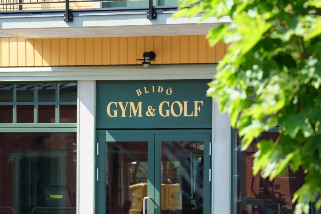 Blidö Gym & Golf — entrén
